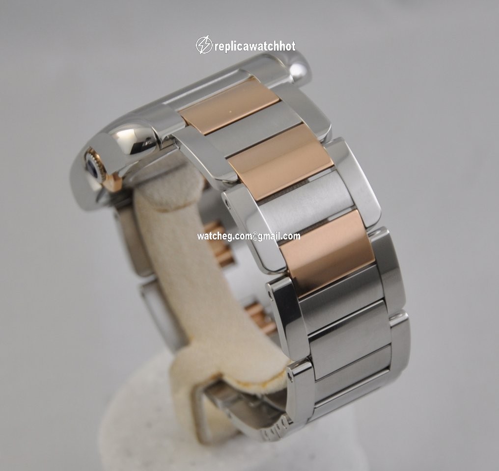Cartier Tank Anglaise Mens watch Unisex Automatic Gold Steel w5310006 4