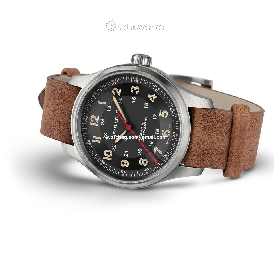 Hamilton Khaki Field Titanium Mens watch Unisex Automatic Titanium H70645533 4