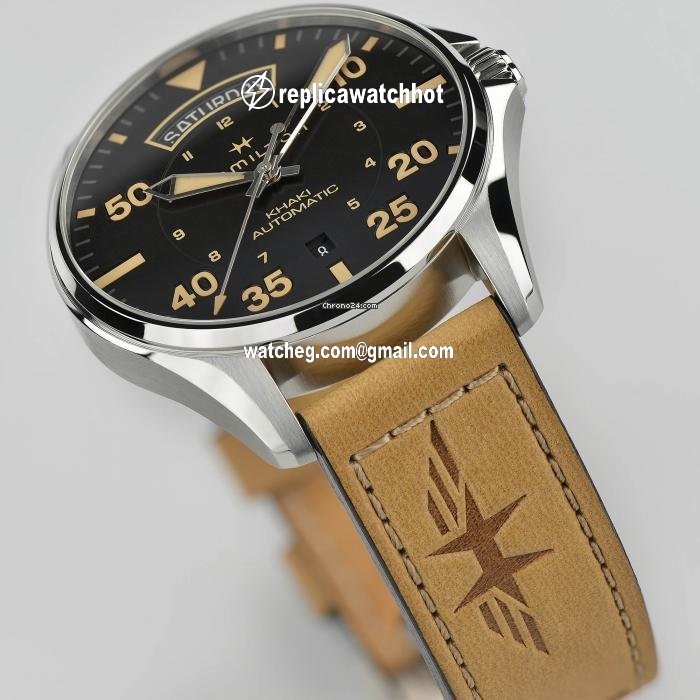 Hamilton Khaki Aviation Mens watch Unisex Automatic Steel H64645531 4