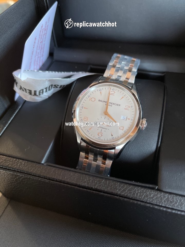 Baume & Mercier Clifton Mens watch Unisex Gold Steel MOA10140 4