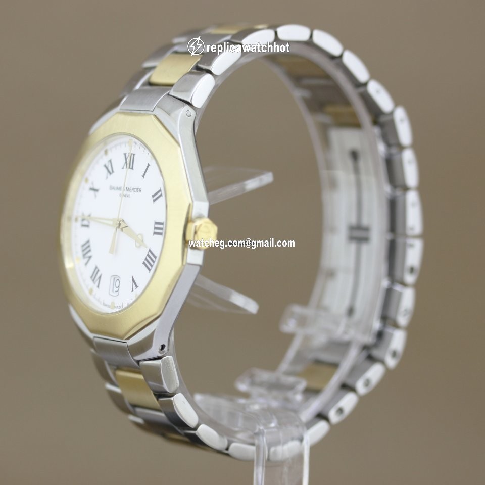 Baume & Mercier Riviera Mens watch Unisex Quartz Gold Steel Baume & Mercier Riviera 4