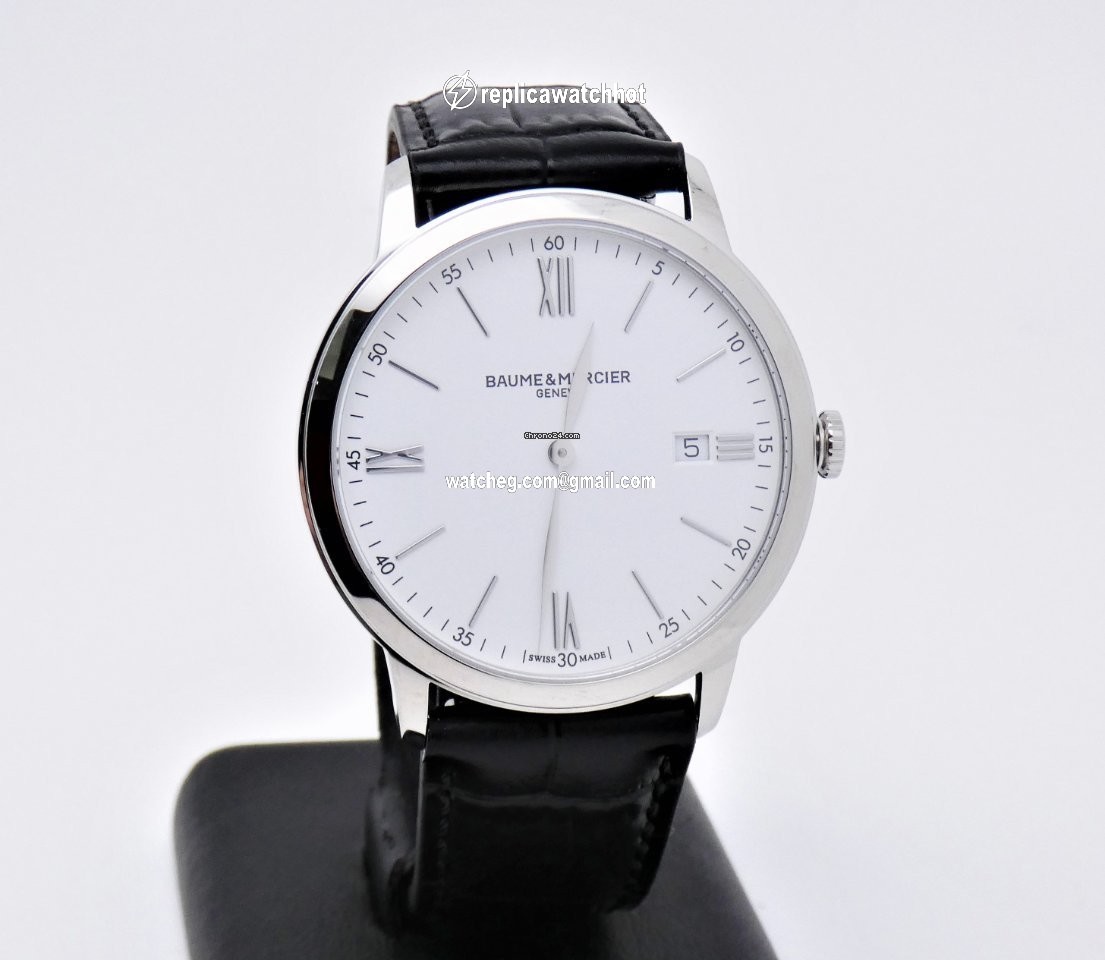 Baume & Mercier Mens watch Unisex Quartz Steel M0C10013 4