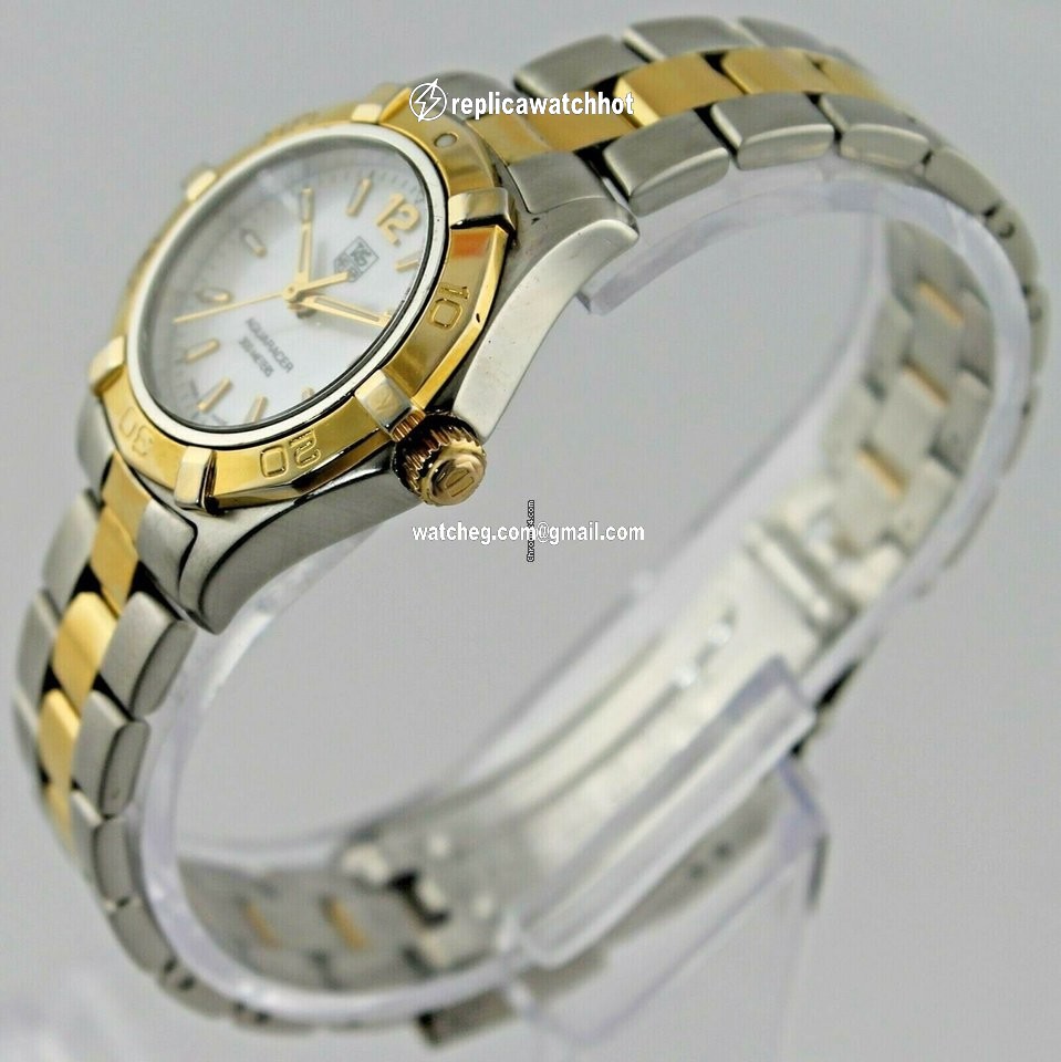 TAG Heuer Aquaracer Lady Quartz Gold Steel WAF1424.BB0814 4