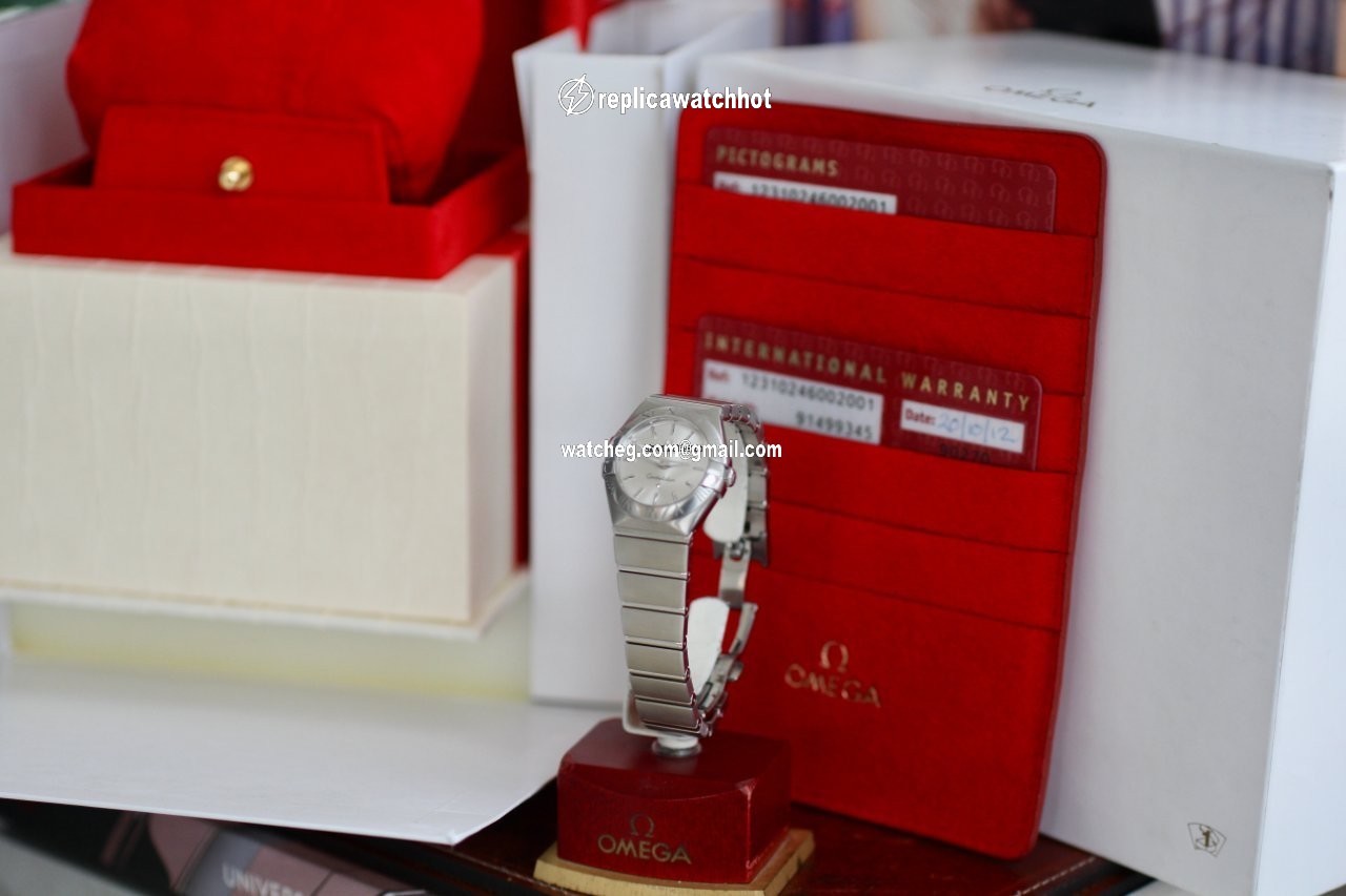 Omega Constellation Quartz Womens watch Quartz Steel 123.10.24.60.02.001 4