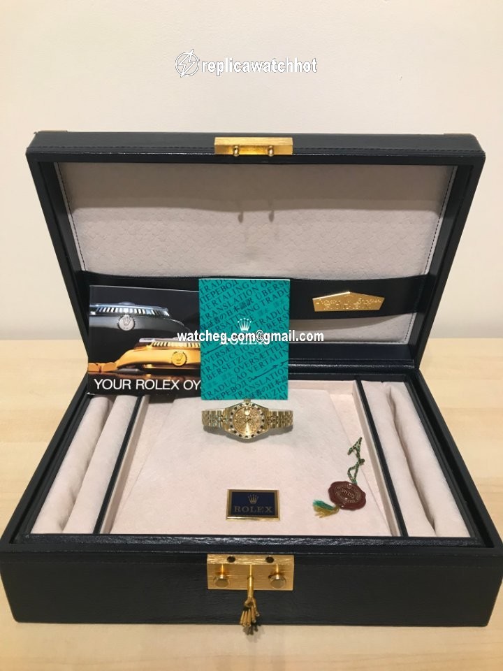 Rolex Lady-Datejust Womens watch Yellow gold Automatic 69198 4