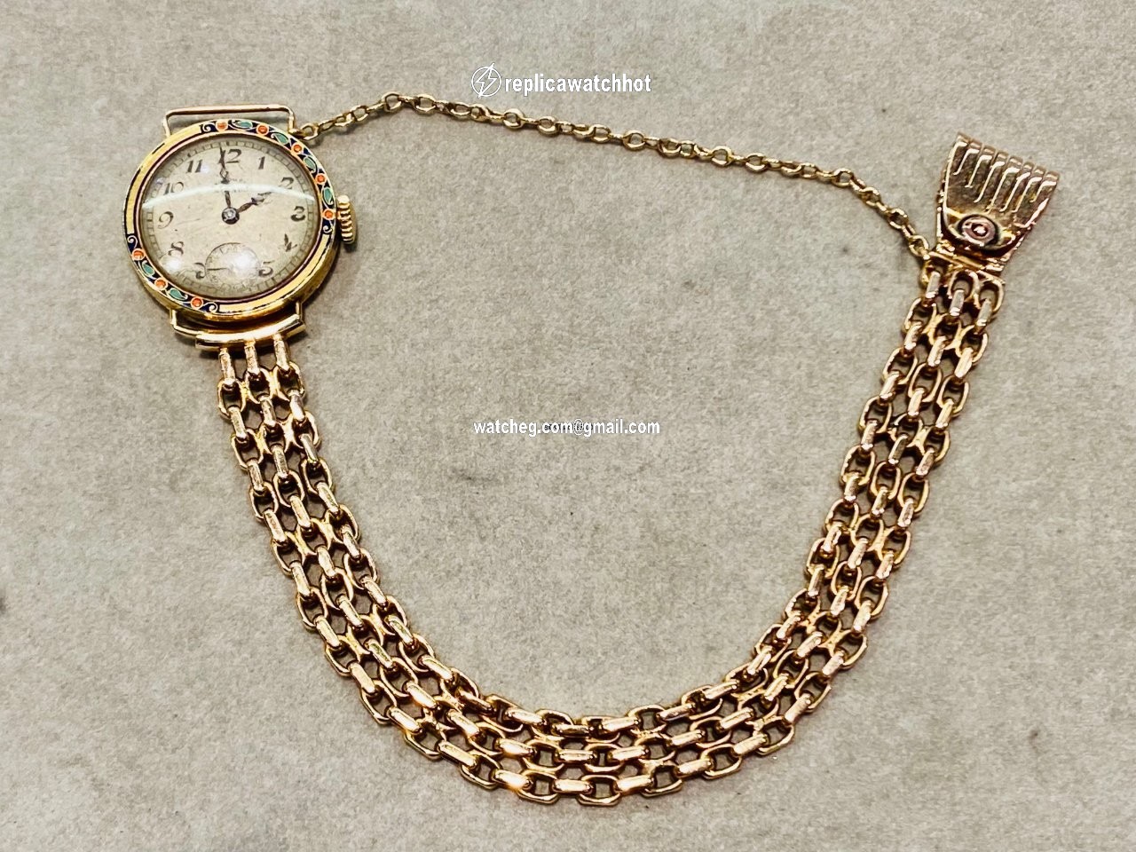 Movado Womens watch Manual winding Yellow gold Movado Chronom??tre 4