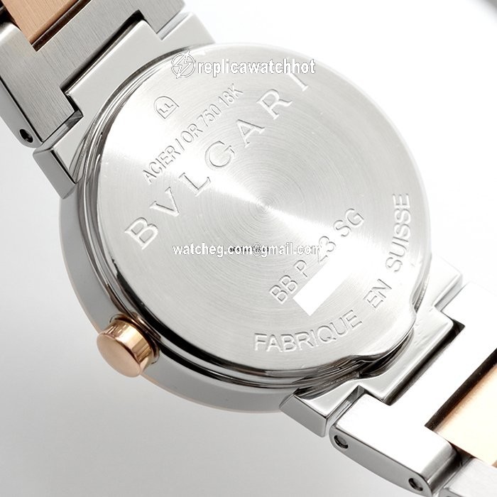 Bulgari Bulgari Quartz Gold Steel BBP23SG 4