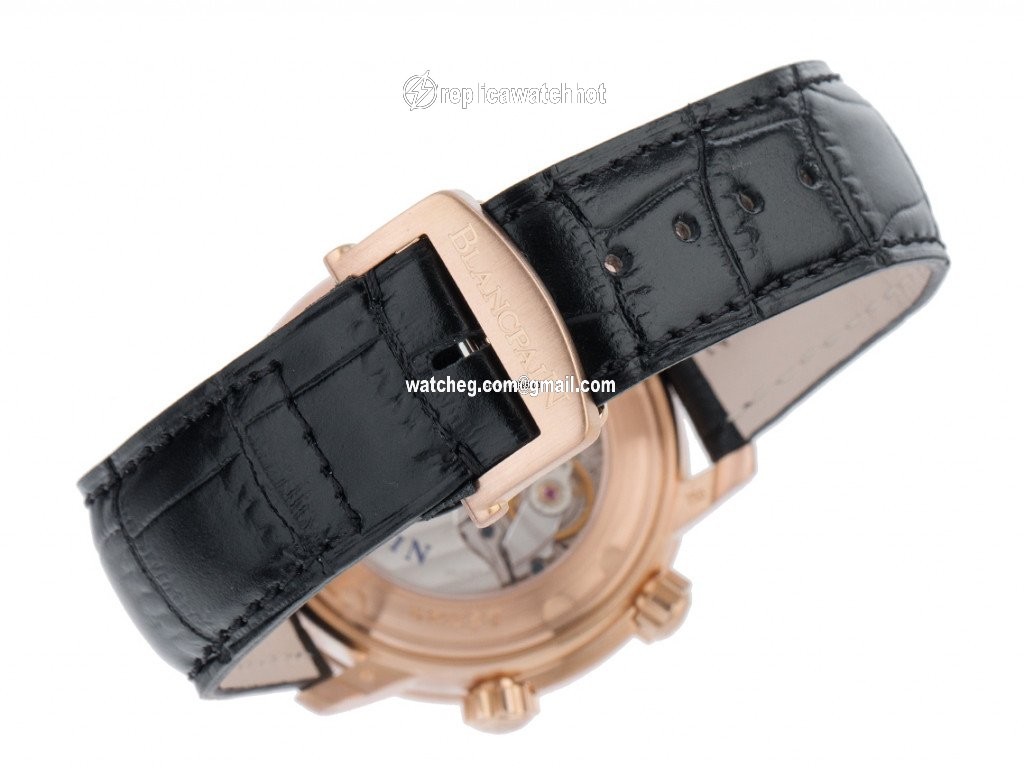 Blancpain Leman Reveil GMT Mens watch Unisex Automatic Rose gold 2041B-3630N 4