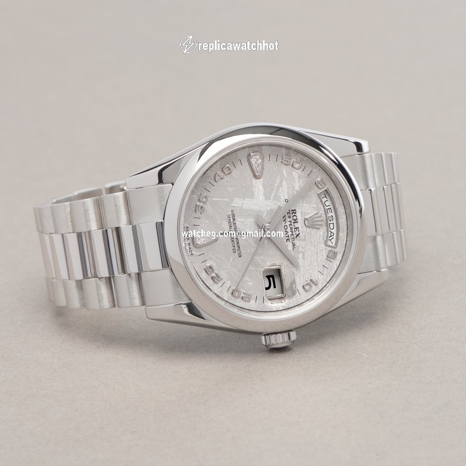 Rolex Day-Date 36 Mens watch Unisex Platinum Automatic 118206 4