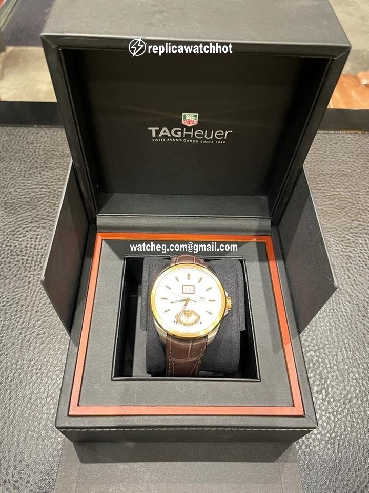 TAG Heuer Grand Carrera Mens watch Unisex Automatic Gold Steel WAV5152.FC6231 4
