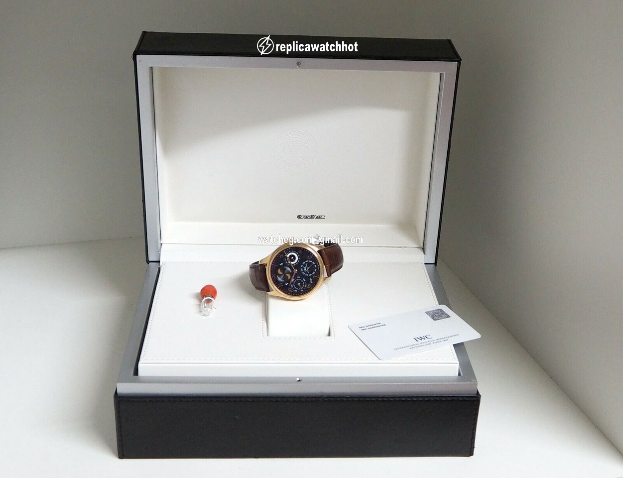 IWC Portuguese Perpetual Calendar Red gold 5021 4