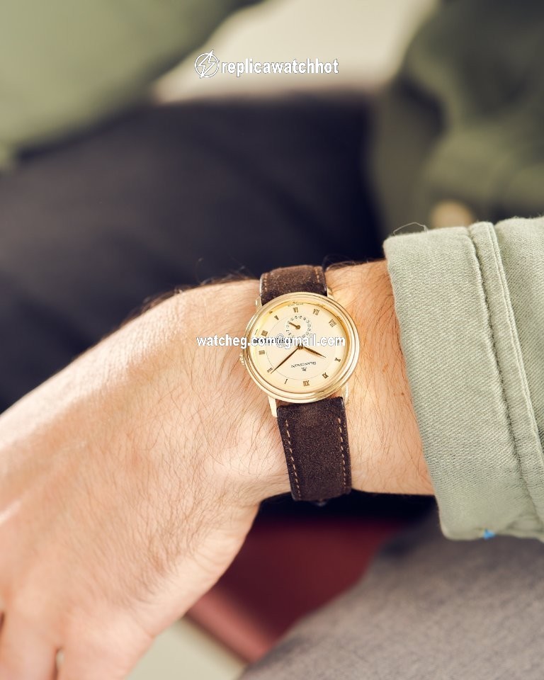 Blancpain Villeret Mens watch Unisex Manual winding Rose gold 4795 4