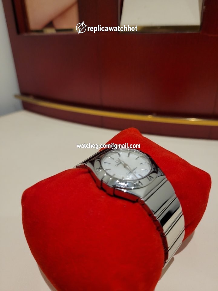 Omega Constellation Quartz Womens watch Quartz Steel 123.10.27.60.05.002 4