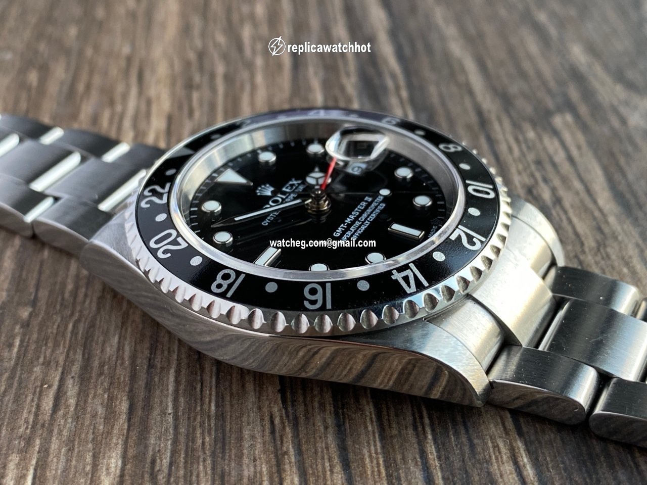 Rolex GMT-Master II Mens watch Unisex Steel Automatic 16710LN 4