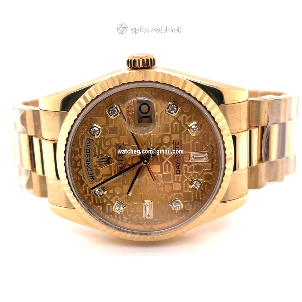 Rolex Day-Date 36 Mens watch Unisex Yellow gold Automatic 118338 4