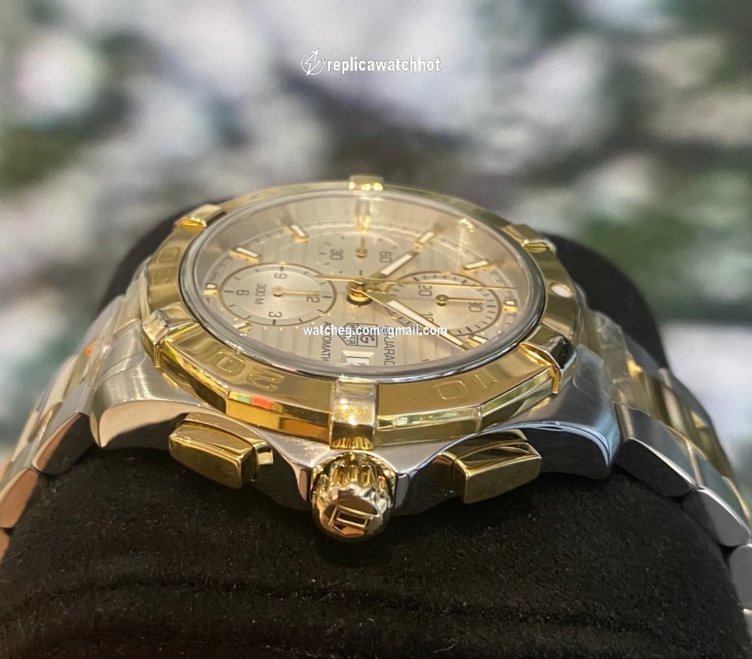 TAG Heuer Aquaracer Mens watch Unisex Automatic Gold Steel CAP2120.BB0834 4