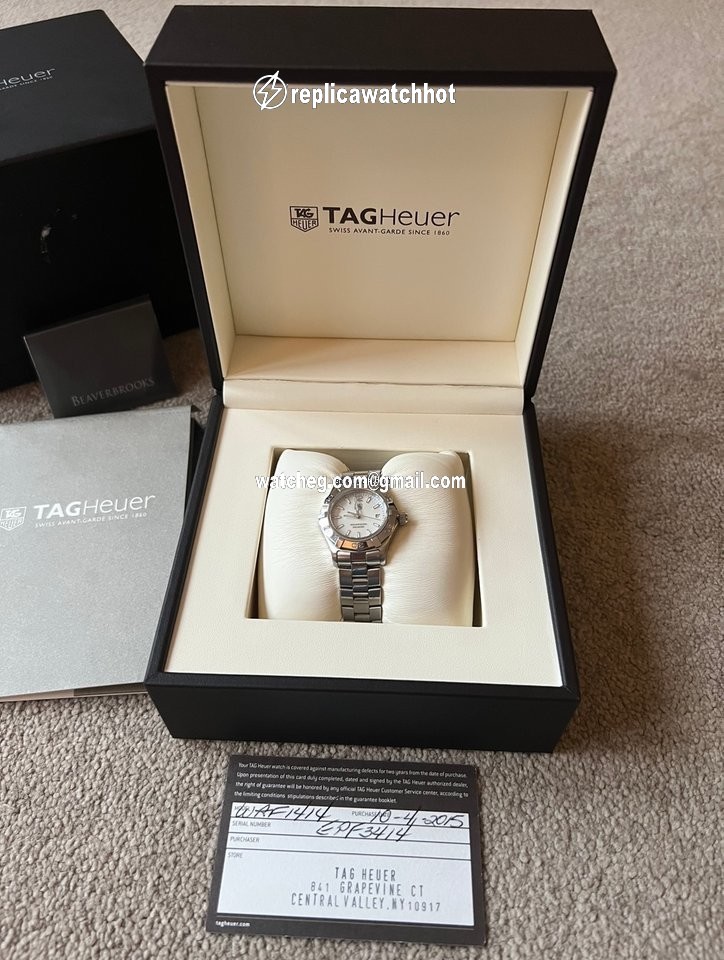 TAG Heuer Aquaracer Lady Womens watch Quartz Steel WAF1414.BA0823 4