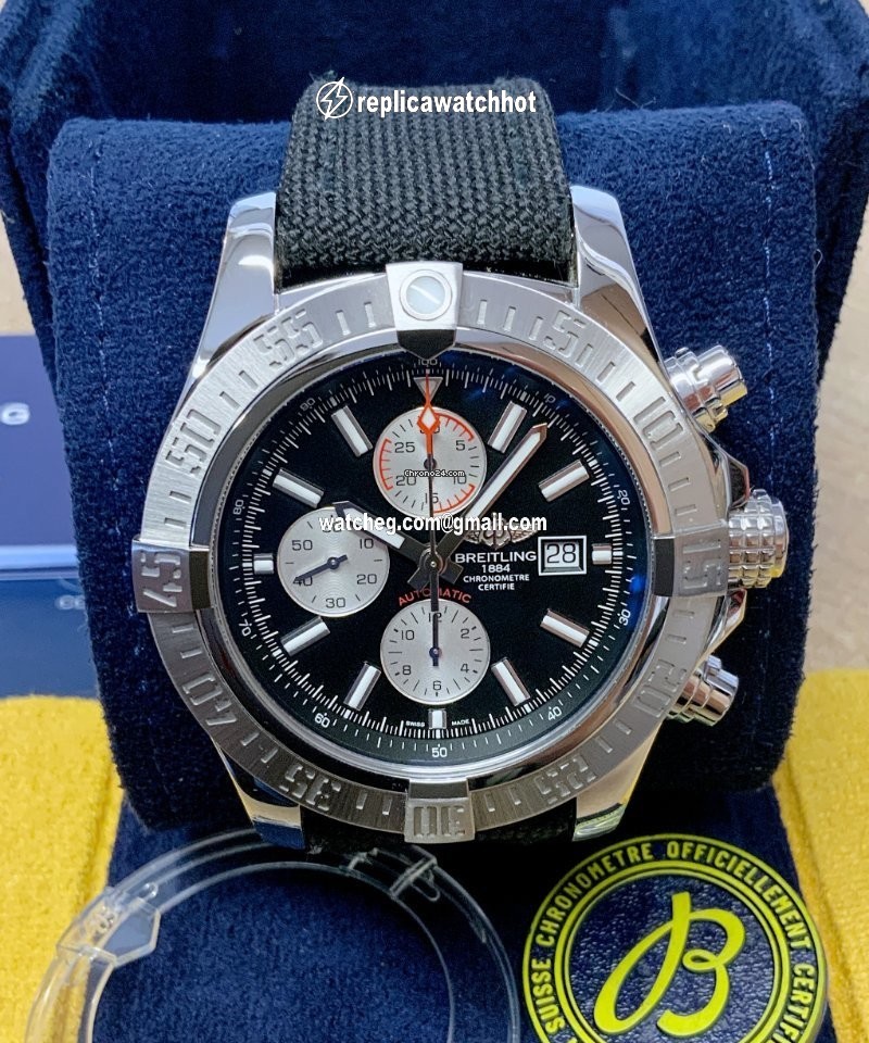 Breitling Super Avenger II Mens watch Unisex Automatic Steel A13371 4