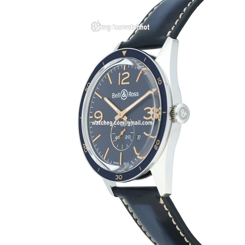 Bell & Ross Vintage Mens watch Unisex Automatic Steel BR123-95-SC 4