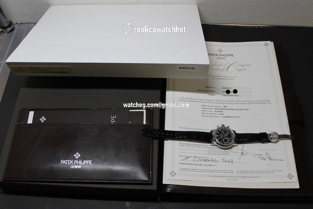 Patek Philippe Perpetual Calendar Chronograph Mens watch Unisex Manual winding Platinum 5204P-011 4