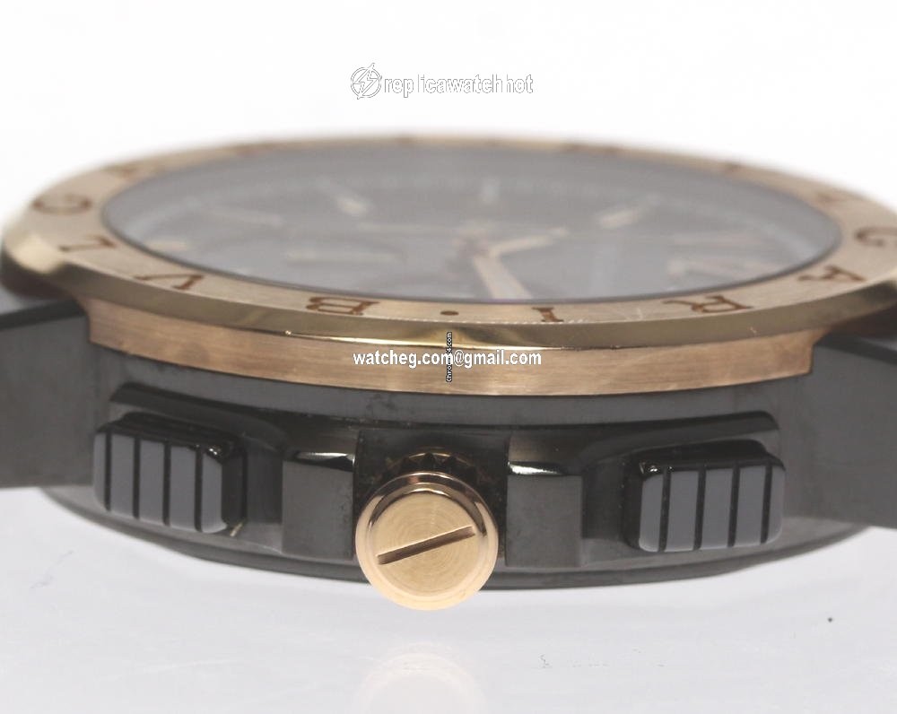 Bulgari Diagono Mens watch Unisex Automatic Rose gold DG42BSPGCH 4