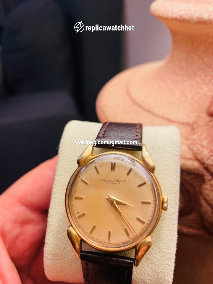 IWC Mens watch Unisex Manual winding Yellow gold C89 4