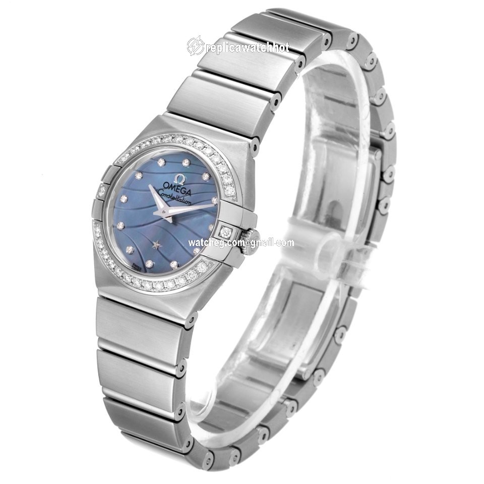 Omega Constellation Quartz Womens watch Quartz Steel 123.15.24.60.57.001 4