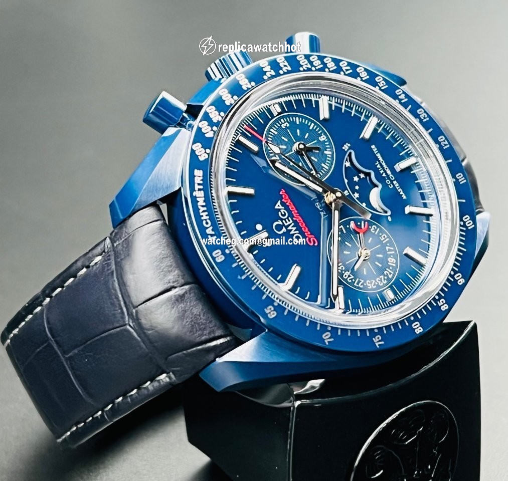 Omega Speedmaster Professional Moonwatch Moonphase Mens watch Unisex Automatic Ceramic 304.93.44.52.03.001 4