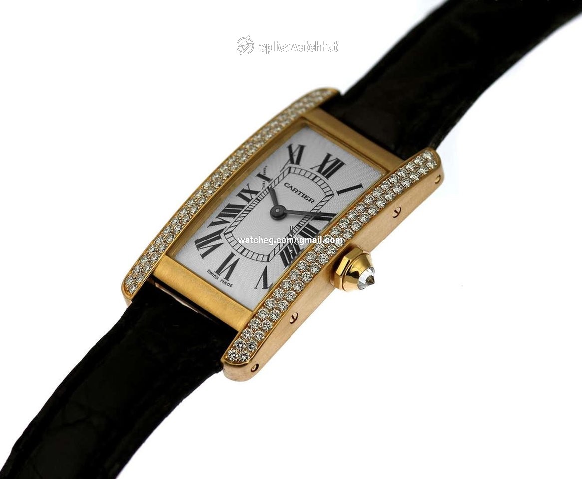 Cartier Tank Americaine Womens watch Automatic Rose gold WB704751 4