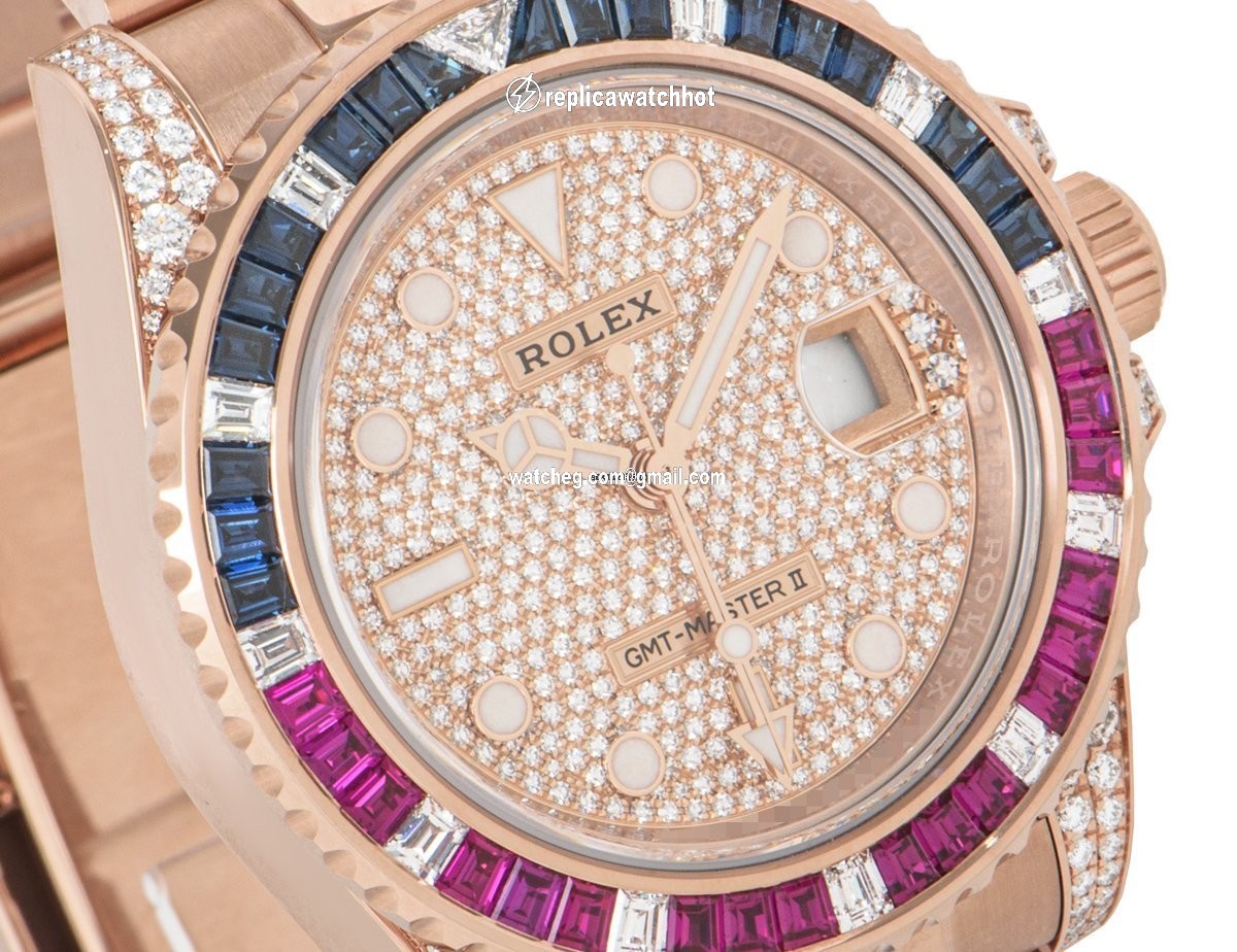 Rolex GMT-Master II Mens watch Unisex Rose gold Automatic 126755SARU 4