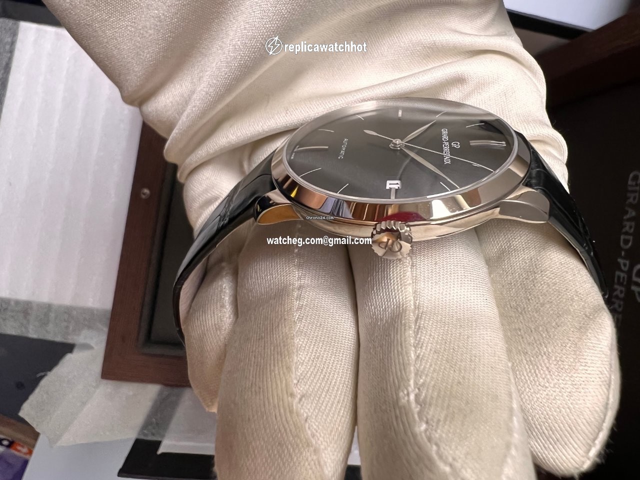 Girard Perregaux 1966 Mens watch Unisex Automatic White gold 49525-53-631-BK6A 4