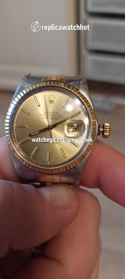 Rolex Mens watch Unisex Gold Steel Automatic 455 4