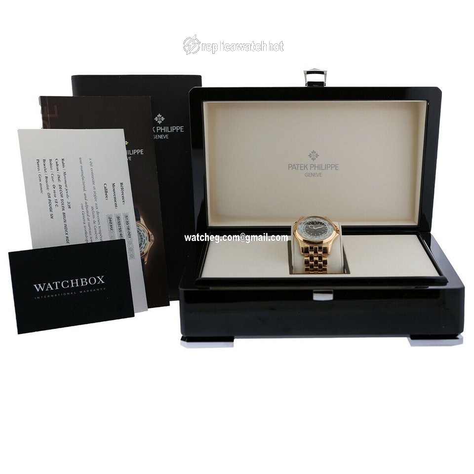 Patek Philippe World Time Mens watch Unisex Automatic Rose gold 5130 1R-001 4