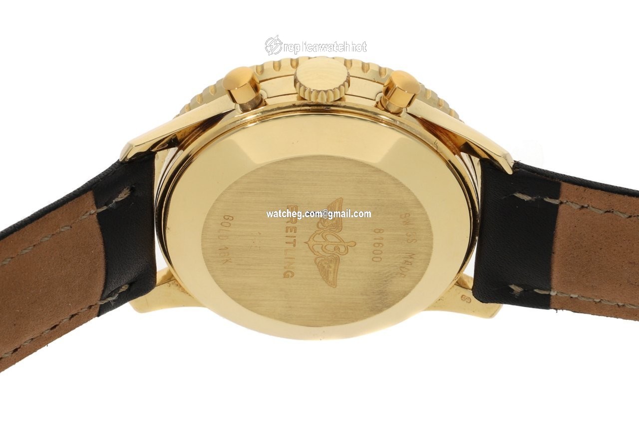 Breitling Navitimer Cosmonaute Mens watch Unisex Manual winding Yellow gold 81600 4