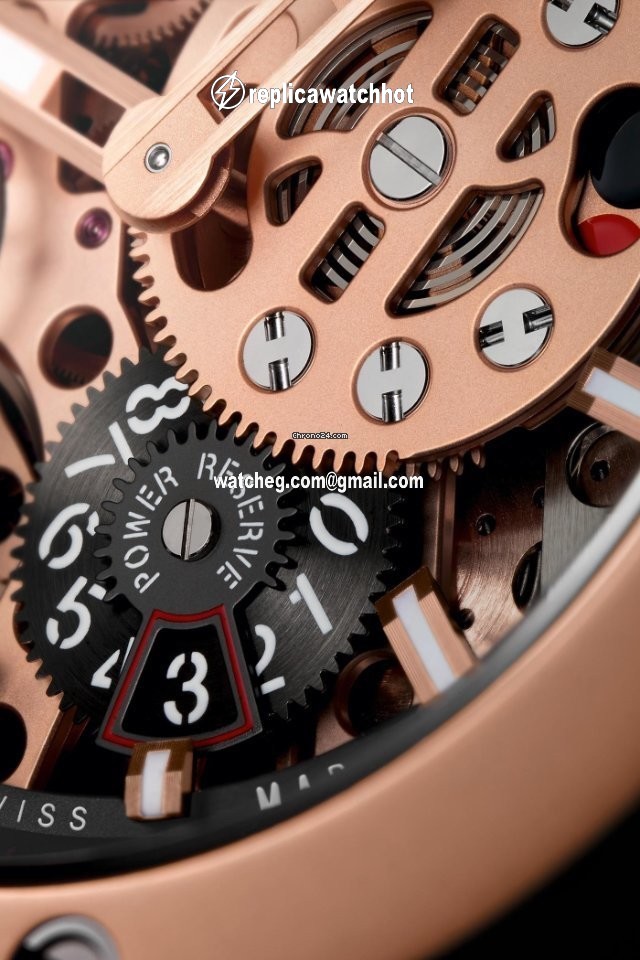 Hublot Big Bang Meca-10 Mens watch Unisex Manual winding Rose gold 414.OI.1123.RX 4