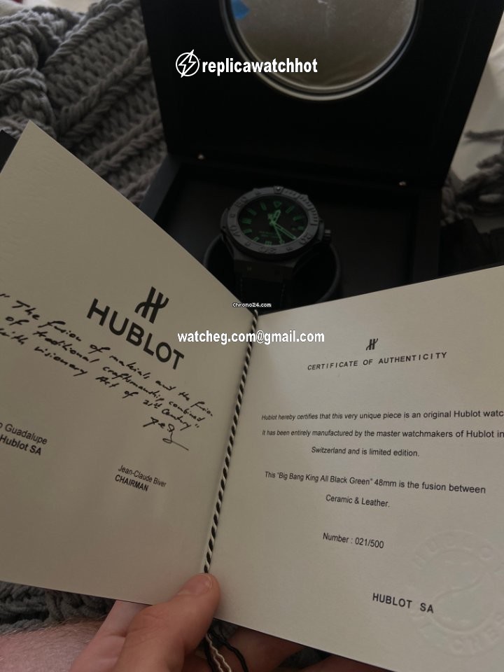 Hublot Big Bang King Mens watch Unisex Automatic Ceramic 322.CI.1190.GR.ABG11 4