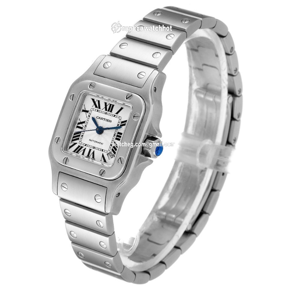 Cartier Santos Galbee Womens watch Automatic Steel W20044D6 4