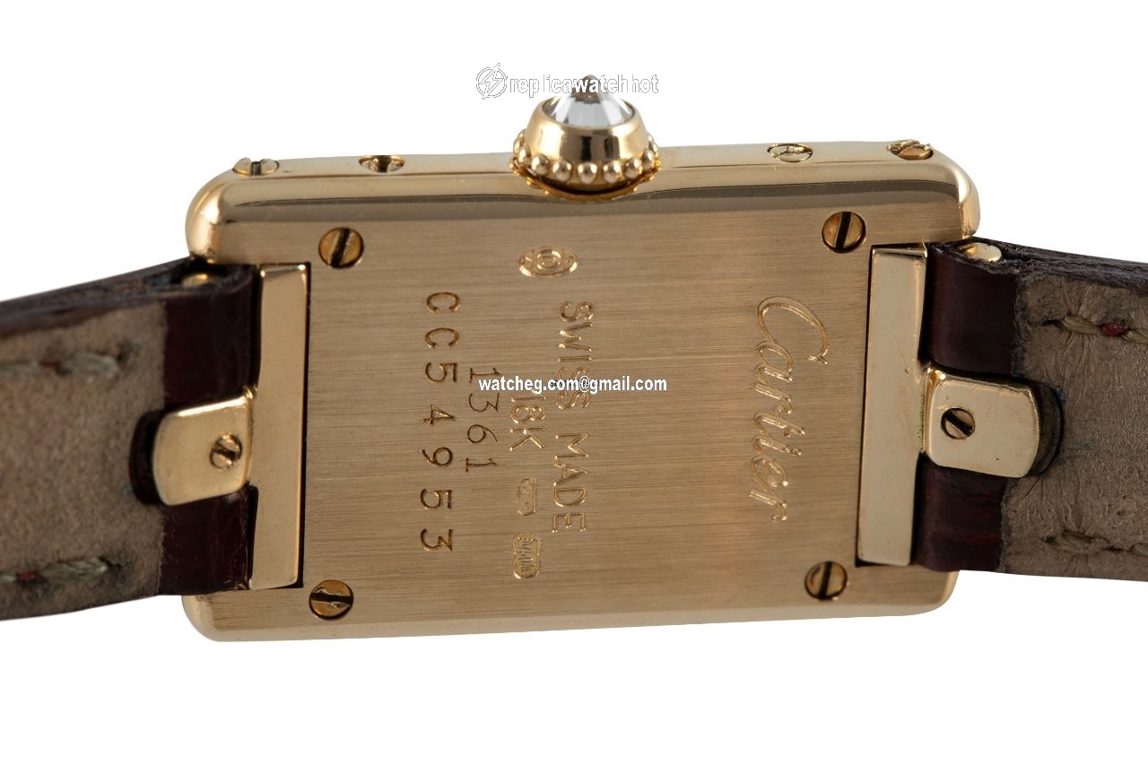 Cartier Tank Womens watch Quartz Yellow gold 1361 4