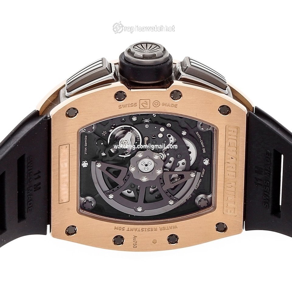 Richard Mille RM 011 Mens watch Unisex Automatic Rose gold RM 11-02 4