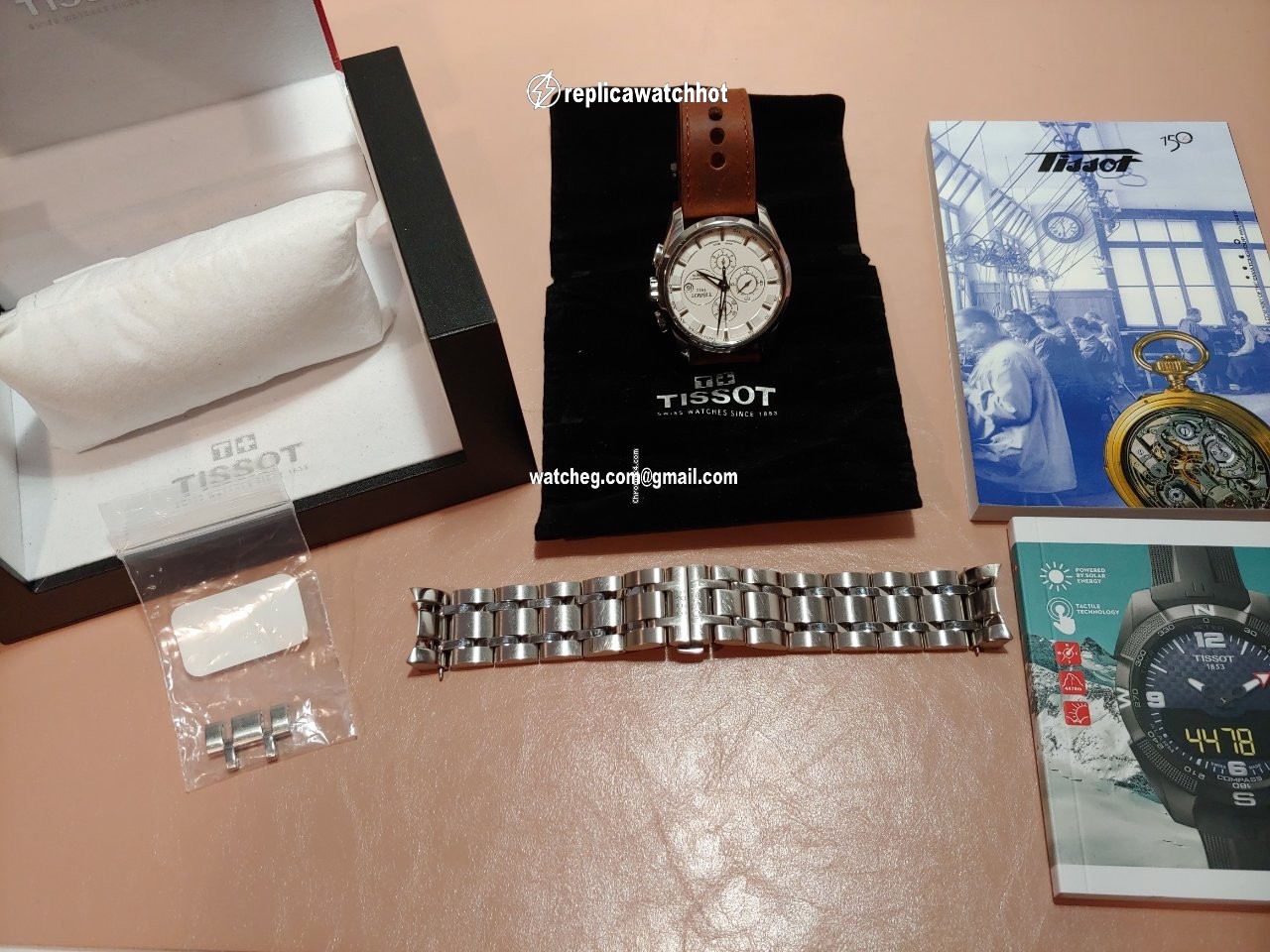 Tissot Couturier Mens watch Unisex Automatic Gold Steel T035.627.11.031.00 4