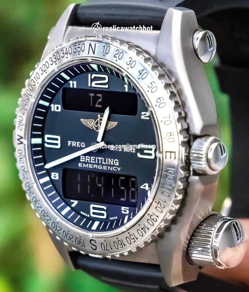 Breitling Emergency Mens watch Unisex Quartz Titanium E7632110 B576 4