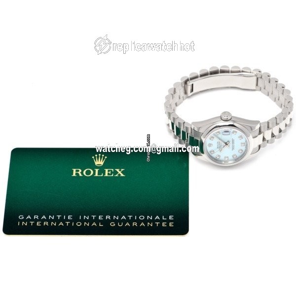 Rolex Lady-Datejust Womens watch Platinum Automatic 179166G 4