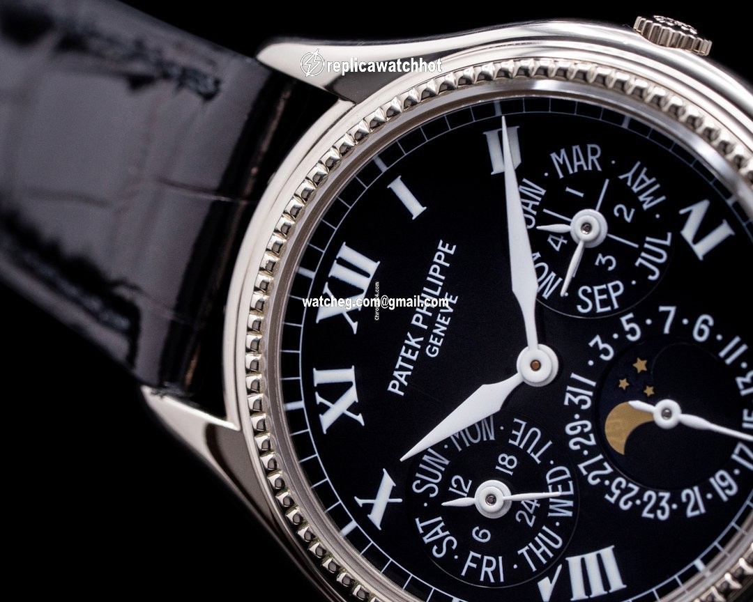 Patek Philippe Perpetual Calendar Mens watch Unisex Automatic White gold 5038G 4
