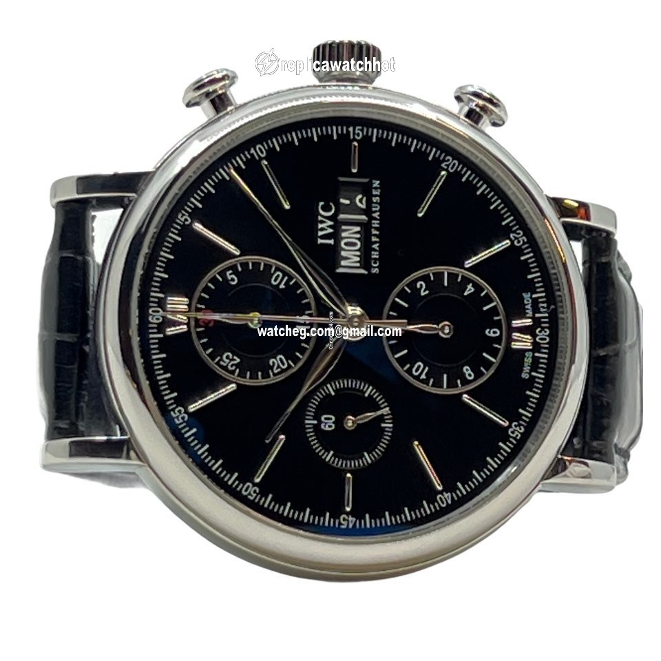 IWC Portofino Chronograph Mens watch Unisex Automatic Steel IW391002 4