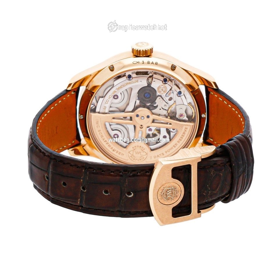 IWC Portuguese Perpetual Calendar Mens watch Unisex Automatic Rose gold IW5033-02 4