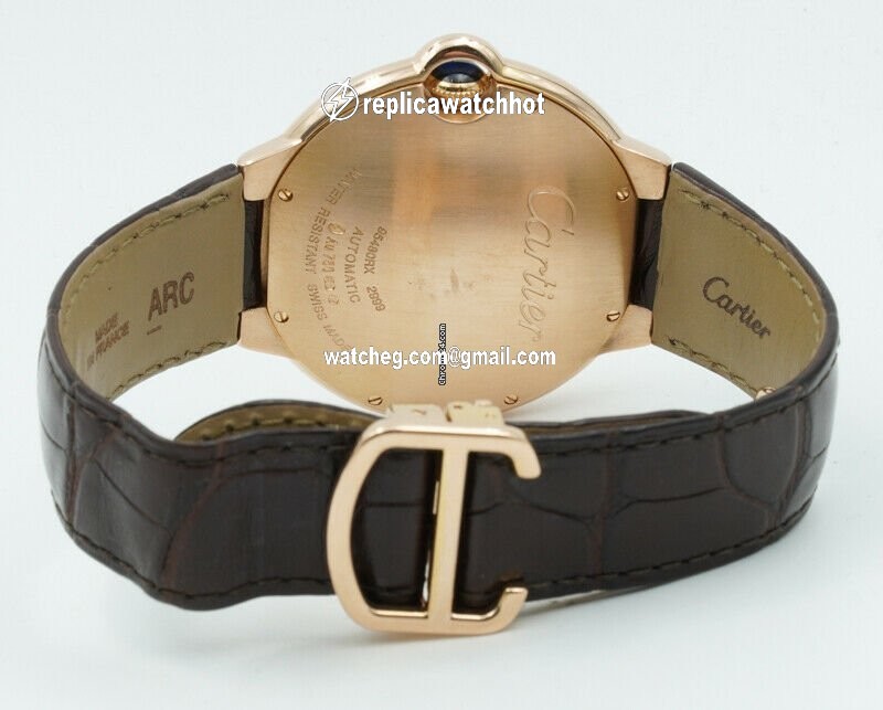Cartier Ballon Bleu 42mm Mens watch Unisex Automatic Rose gold W6920037 4
