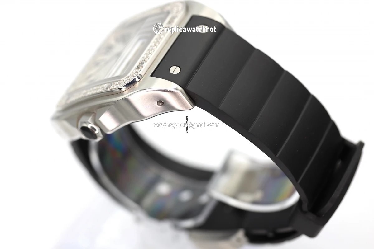 Cartier Santos 100 Mens watch Unisex Automatic Steel 2656 4