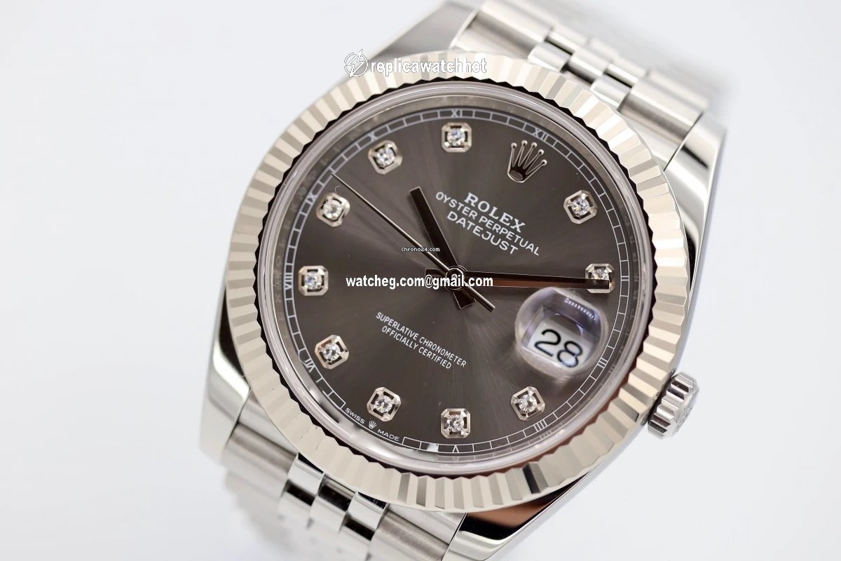 Rolex Datejust 41 Mens watch Unisex Gold Steel Automatic 126334 4