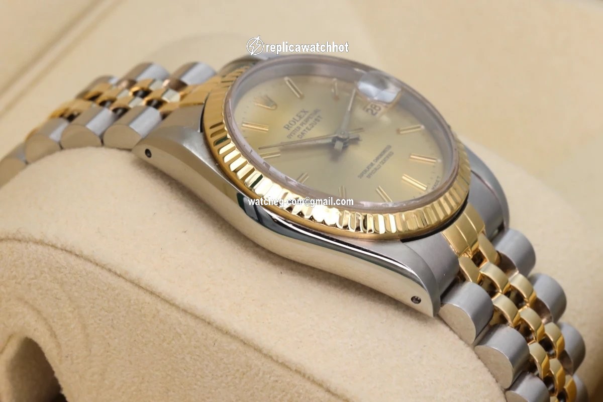 Rolex Datejust 31 Womens watch Gold Steel Automatic 68273 4
