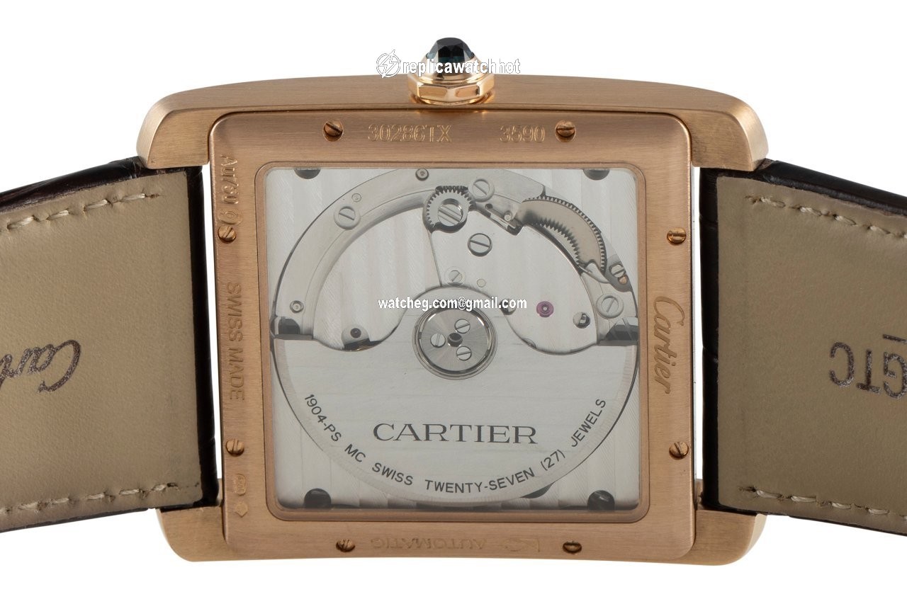 Cartier Tank MC Mens watch Unisex Automatic Red gold W5330002 4